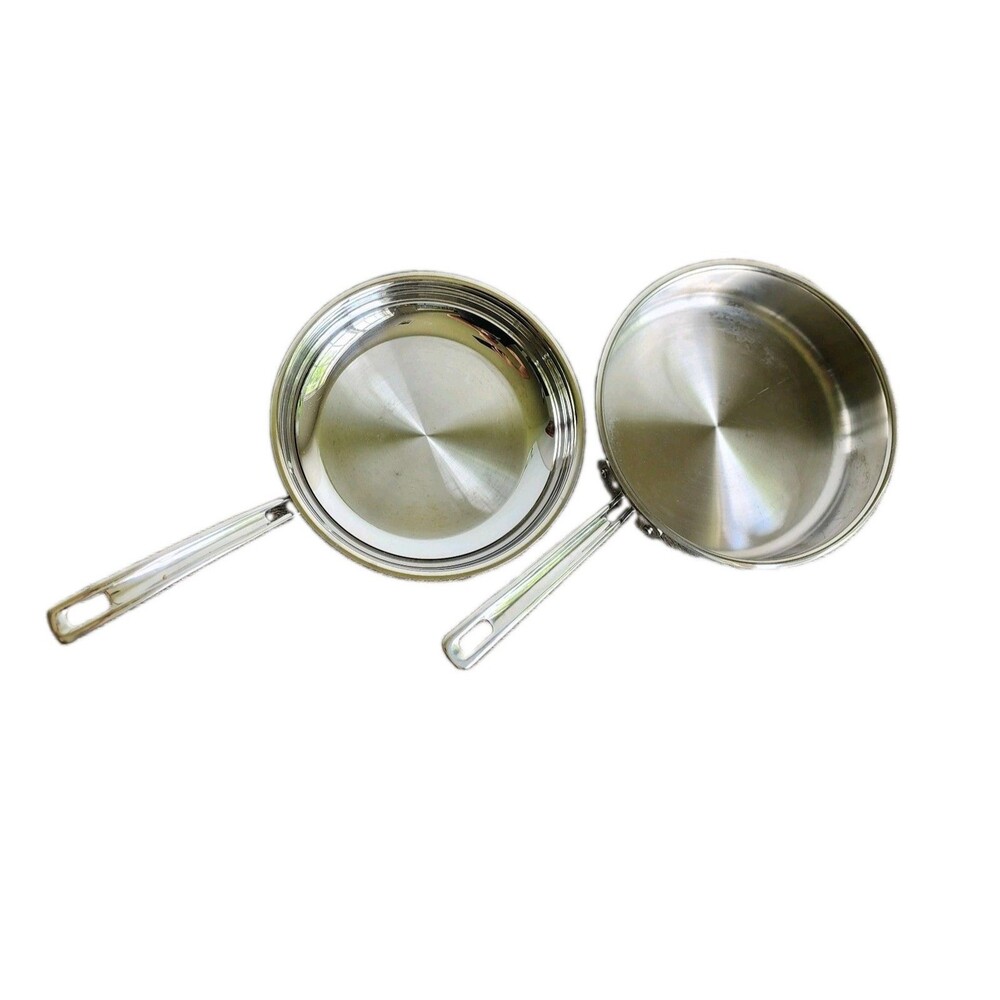 Cuisinart Chef's Classic Stainless Steel 2-Piece Lot: 10" Skillet & 3qt Sauté...